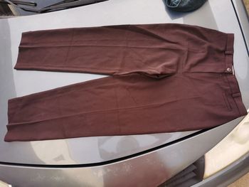 Pantalon marron fluide