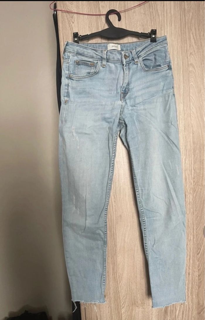 Jean skinny bleu clair