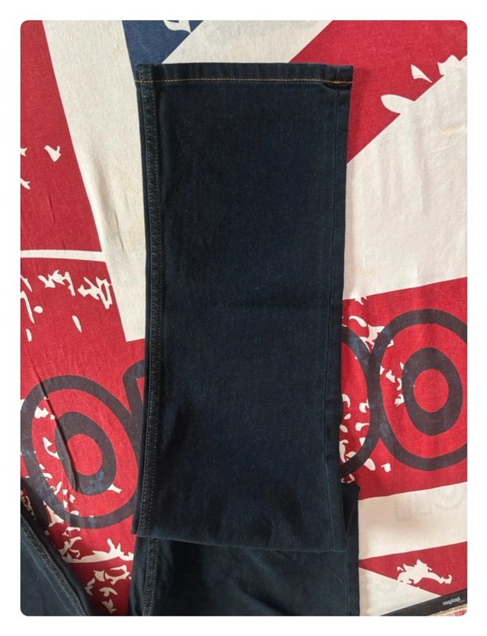 Jeans Lee style vintage bleu foncée taille 40  patte large - photo numéro 14