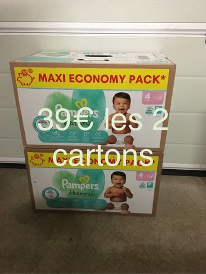 156 couches Pampers harmonie taille 4