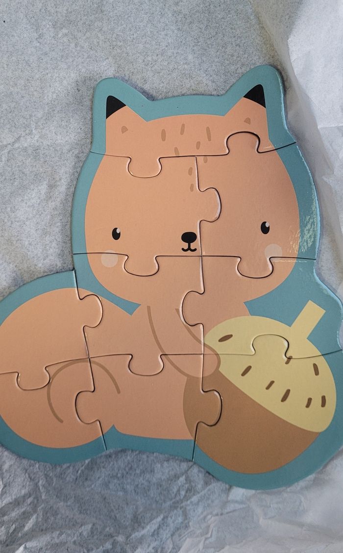 5 puzzles carton évolutifs vert baudet - photo numéro 4