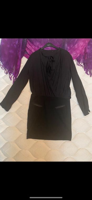 Robe chemisier noire ikks pour les fêtes 🥳