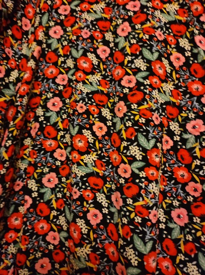 Robe mi longue fleurie - photo numéro 3