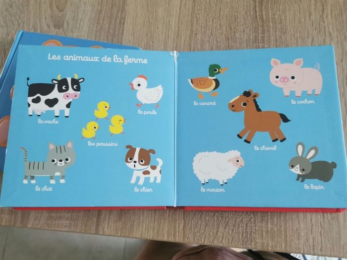 Lot de 2 livres pour bébé un imagier et la journée de bébé - photo numéro 7
