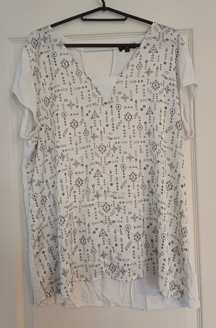 Haut fantaisie manches courtes