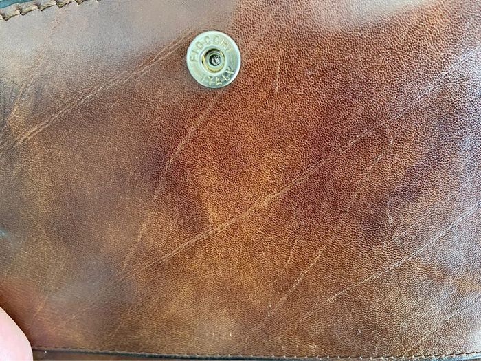 Pochette cuir vintage - photo numéro 5