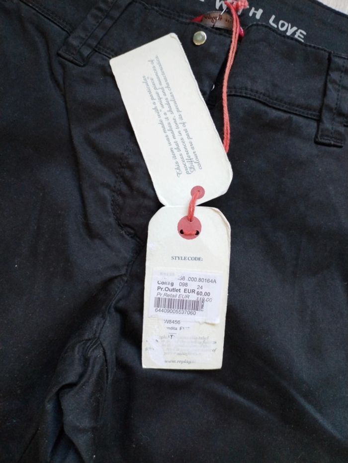 Pantalon Replay Femme Neuf - photo numéro 4