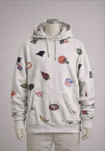 Sweat à capuche Celio NFL logos équipes