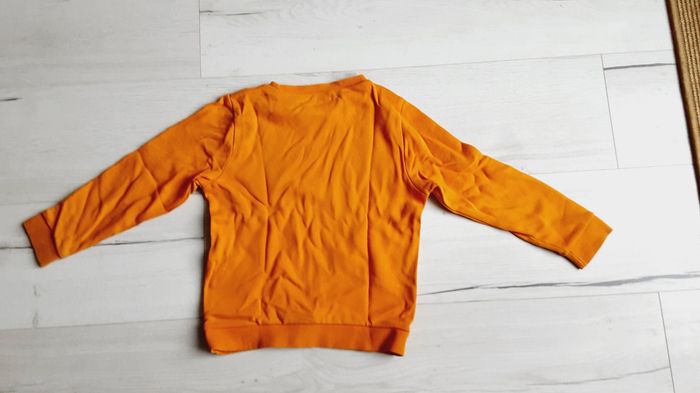 Vêtement garçon pull orange Kiabi 6 ans - photo numéro 3
