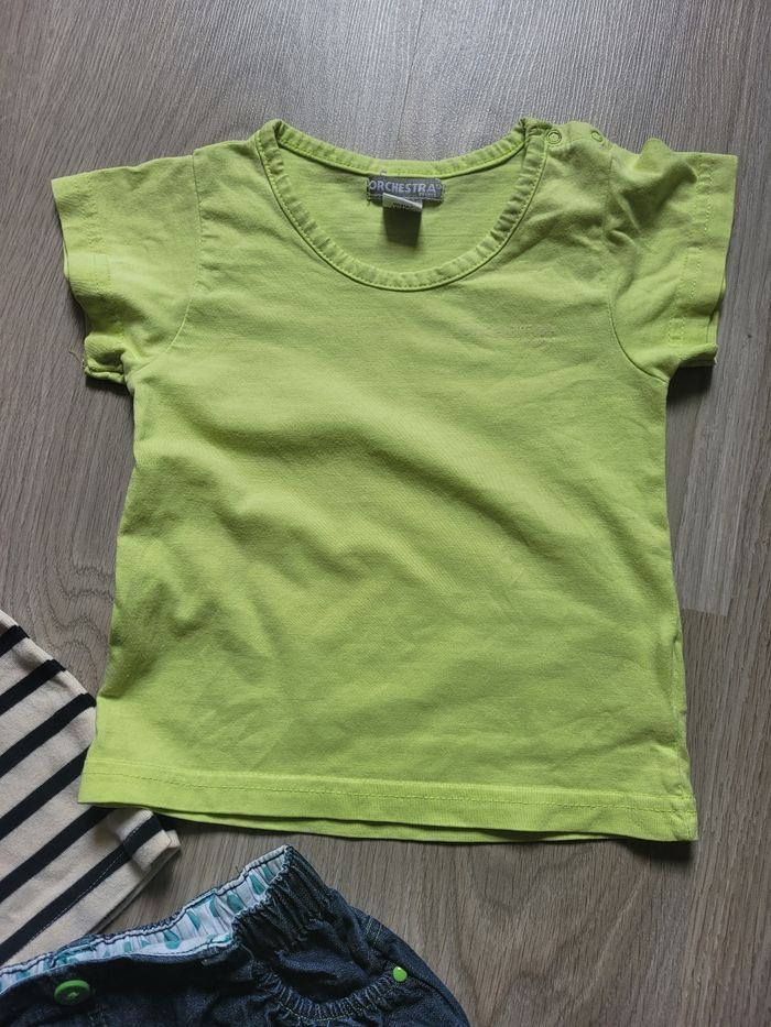 Lot short et 2 tee-shirts 23 mois Orchestra - photo numéro 6