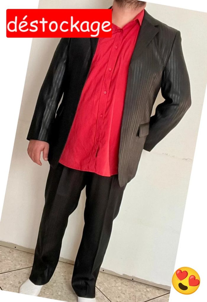 Ensemble costume noir homme taille 54 - photo numéro 2