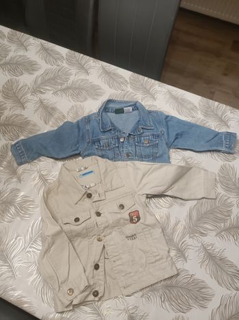 2 vestes en jeans 3 ans