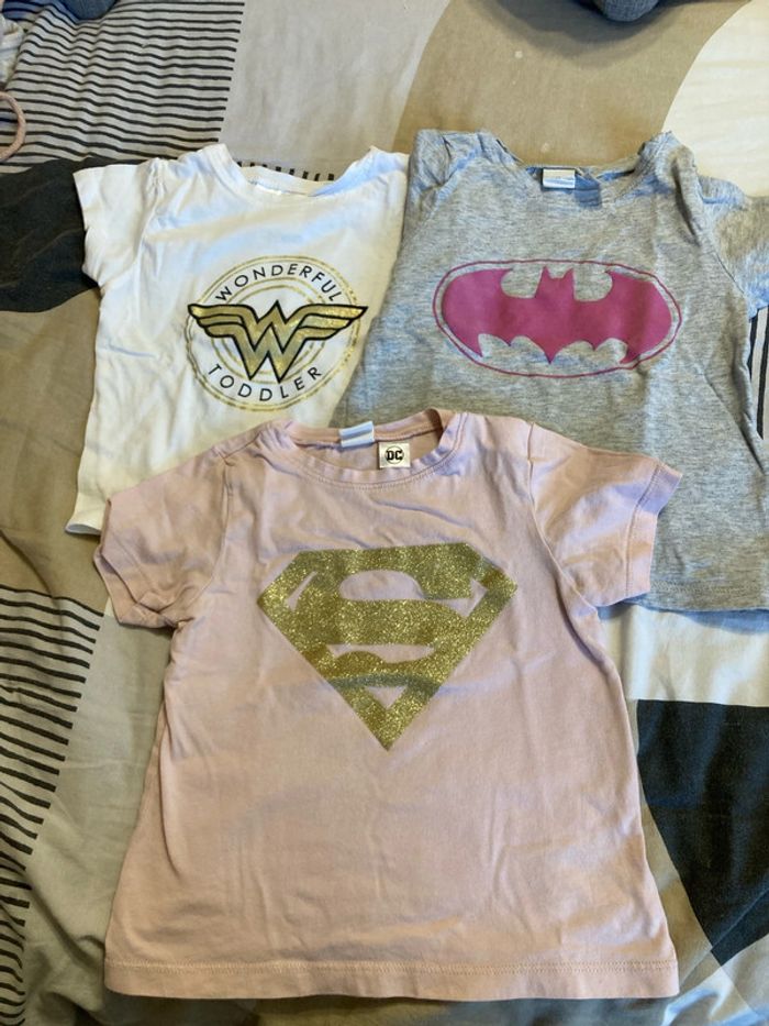Lot 3 tee shirt bébé fille