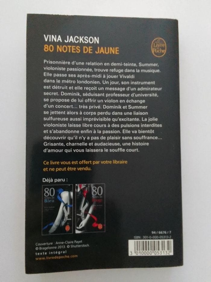 Vina Jackson - 80 notes de jaune - photo numéro 2