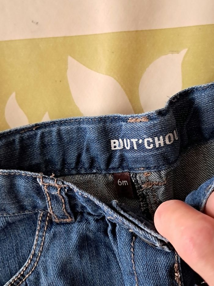 Short en jean fille 6 mois - photo numéro 2