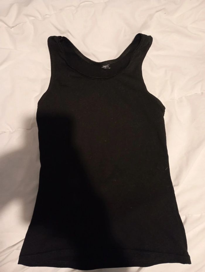 Débardeur noir 146/152 cm 11/12 ans neuf 1€5