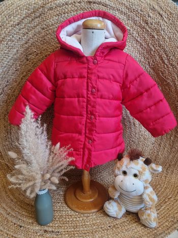 Manteau rose fille petit bateau 24 mois 86cm