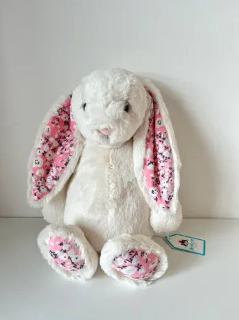 Medium blossom cream cherry bunny Jellycat