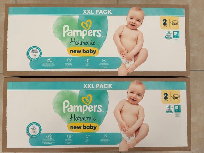 Couches Pampers Harmonie Taille 2 Neuf