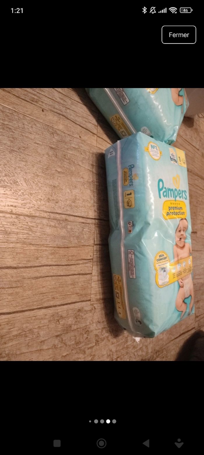 Couche Pampers taille 1 - photo numéro 8