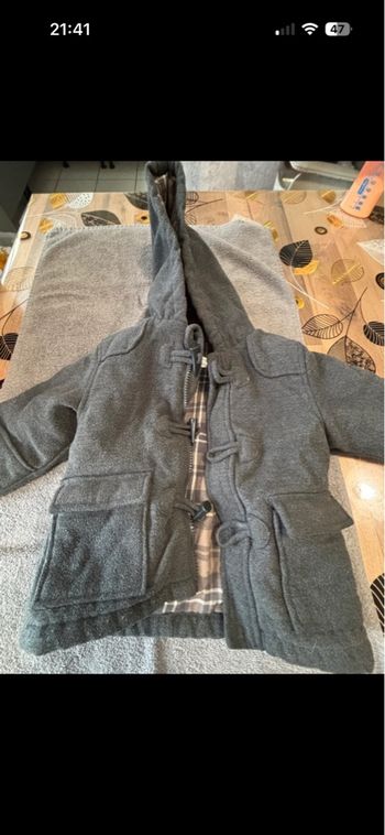 Manteau hiver à capuche 