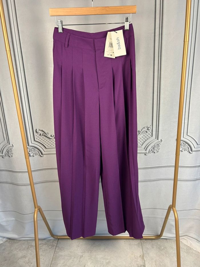 Pantalon large Violet Ba&sh 36 / S neuf