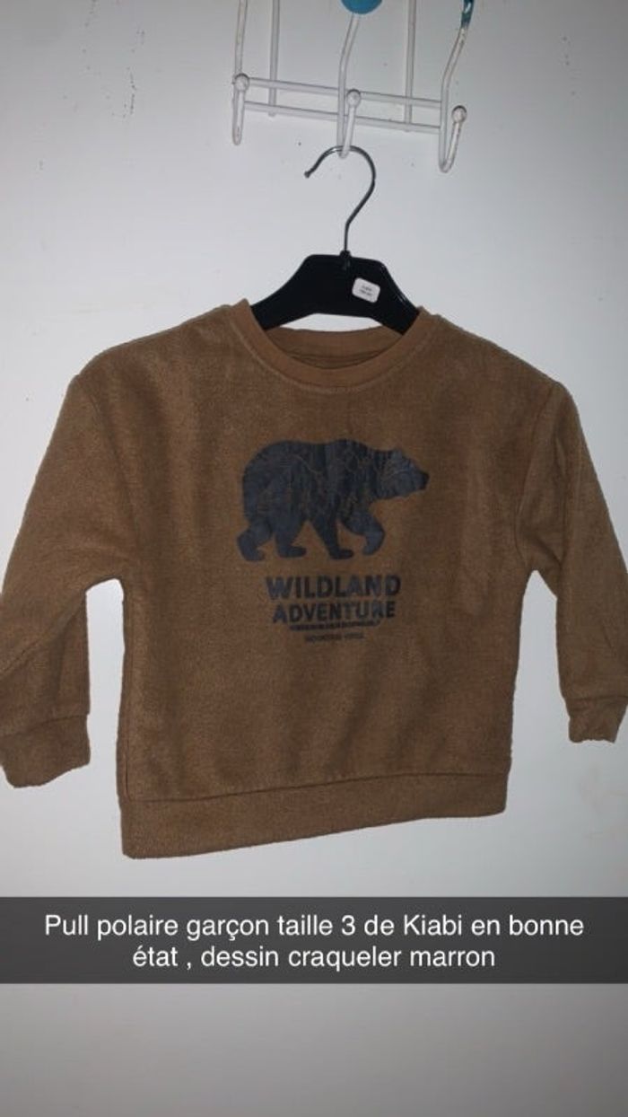 Pull polaire garçon taille 3 ans