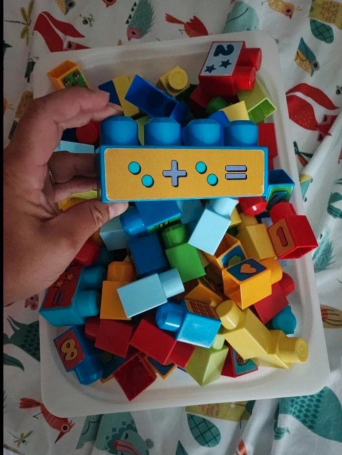 Lot de briques lego abrick ecoiffier - photo numéro 2