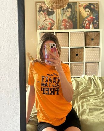 T-shirt celio orange 