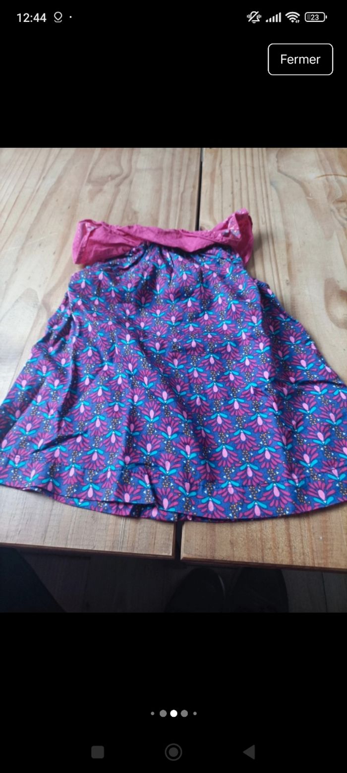 Robe salopette est combi short bébé fille - photo numéro 7