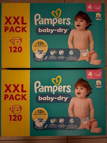 Couches Pampers Taille 4 Neuf