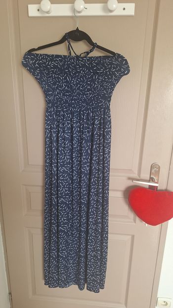 M Robe longue type bustier
