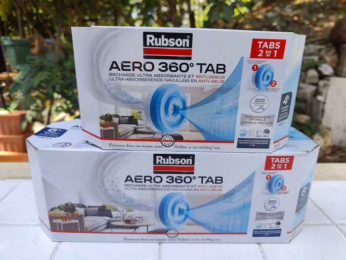 Lot de 10 recharges tablettes ultra absorbantes Rubson Aéro 360°