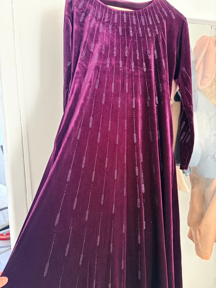 Robe traditionnelle en velours