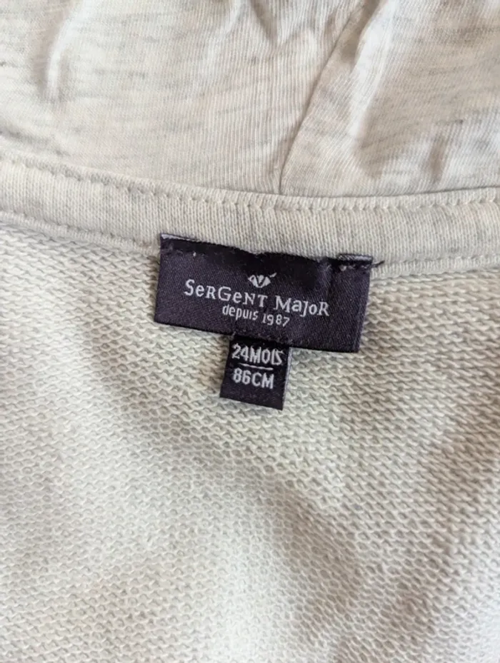 Ensemble t-shirt short et gilet Sergent Major 24 mois - photo numéro 6
