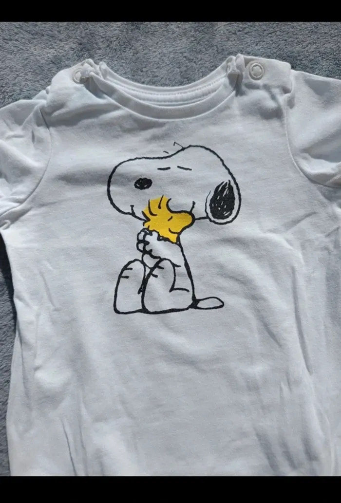 Ensemble mixte 3 pièces Snoopy 62 cm - photo numéro 2