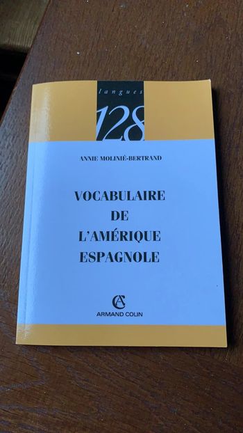 Vocabulaire de  l Amérique espagnol