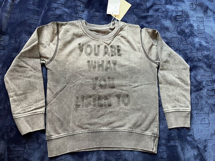 Sweat gris Mango kids 8 ans - photo numéro 3
