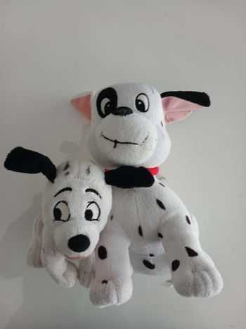 Lot de 2 Peluches Disney "101 Dalmatiens" - Nicotoy