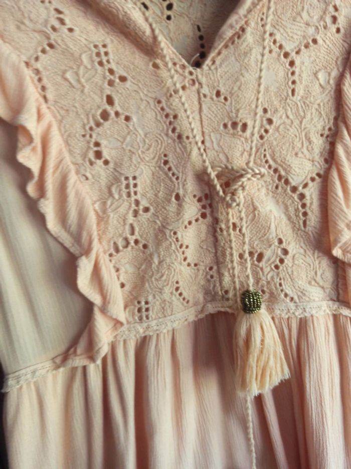 Robe été doublée et dentelle - photo numéro 4