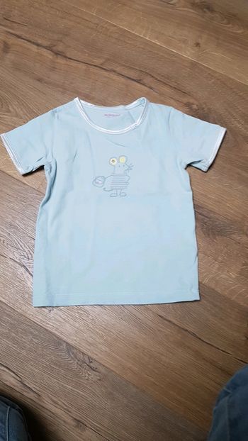 Tee shirt fille vert baudet