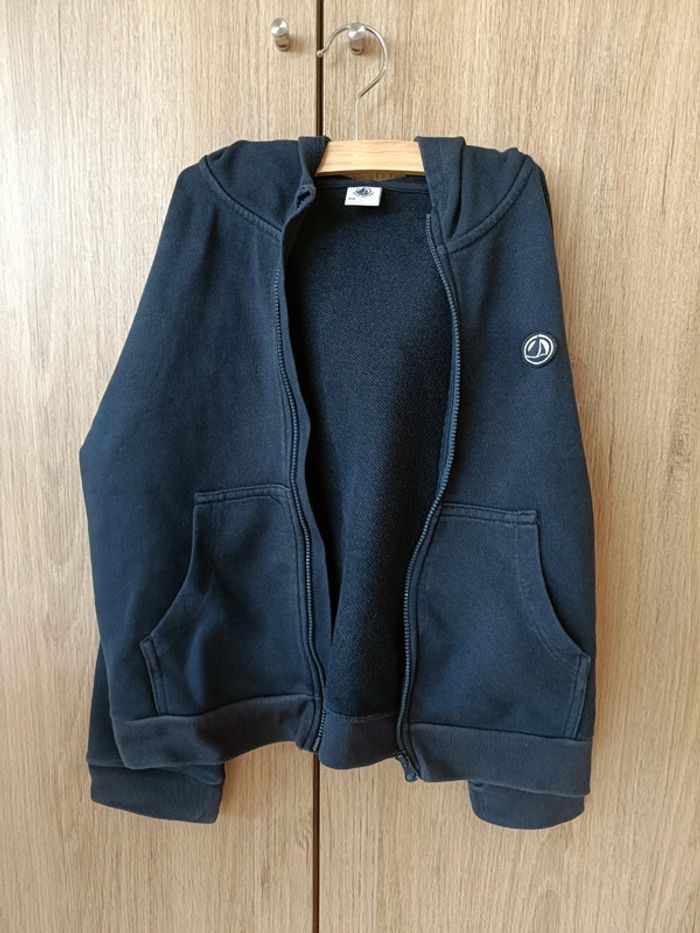 Gilet sweat zippé Petit Bateau 8 ans - photo numéro 2