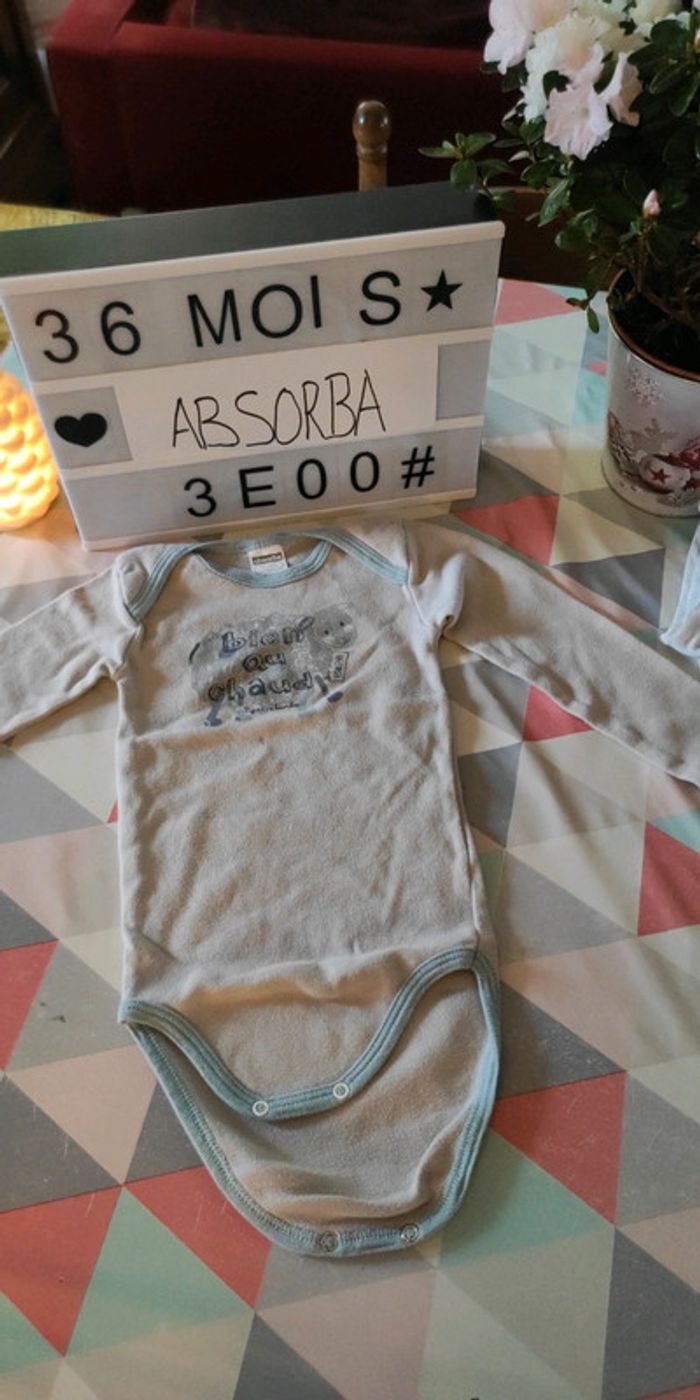 Body manches longues épais 3 ans très chaud