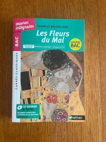 Livre les fleurs du mal