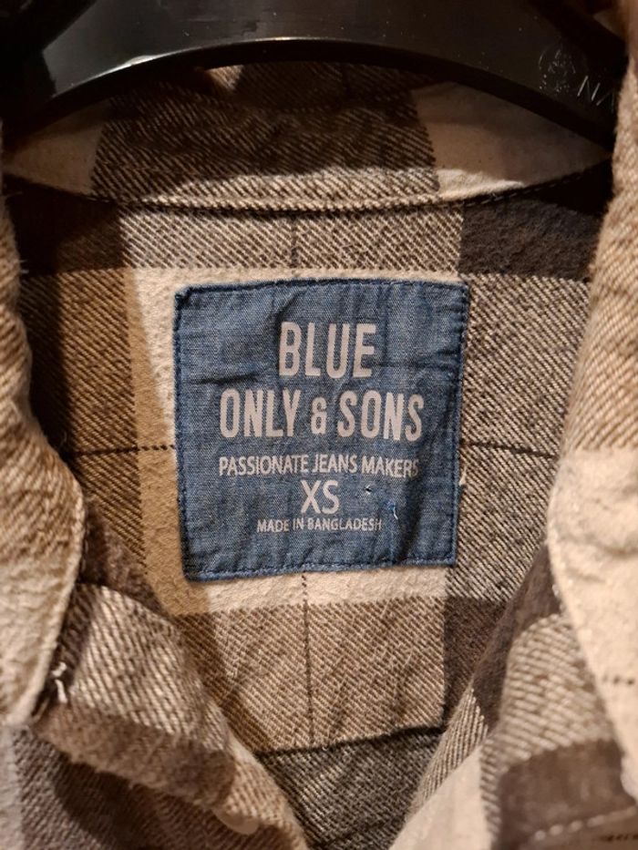 Chemise épaisse homme blue only - photo numéro 3