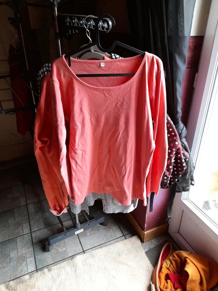 Tee-shirt abricot - photo numéro 3