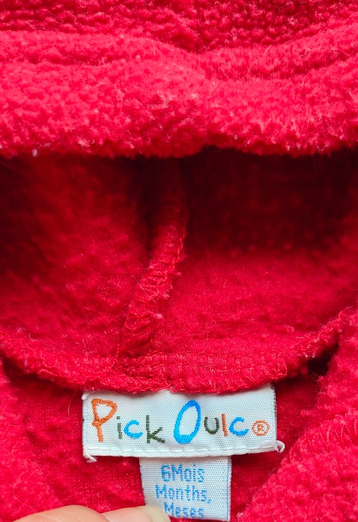 Veste polaire à capuche taille 6 mois - photo numéro 2