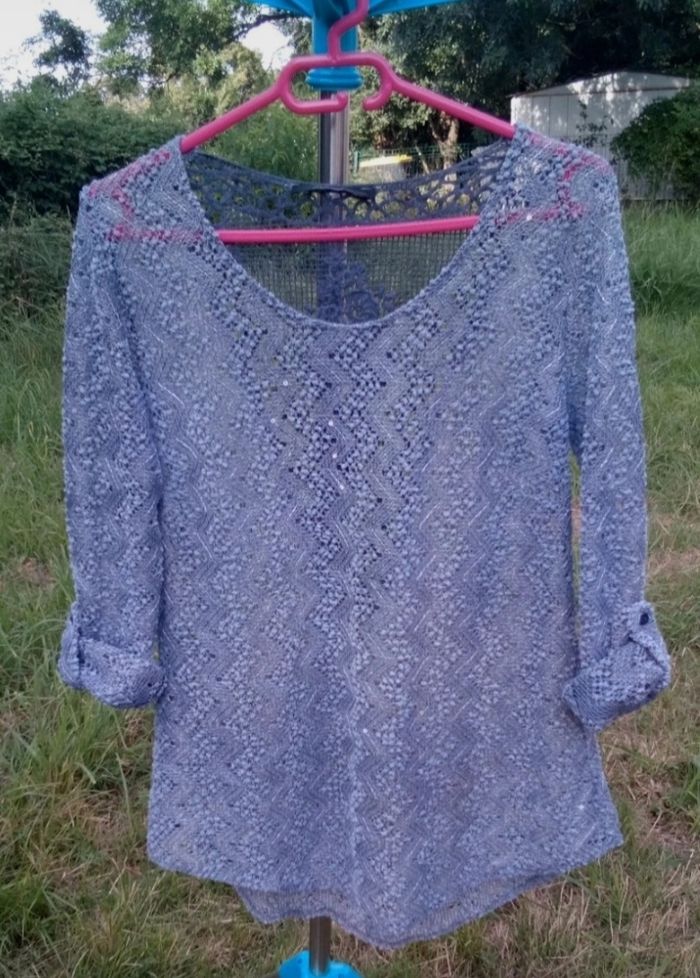 Pull ajouré de "Micky Made in Italy" - photo numéro 3