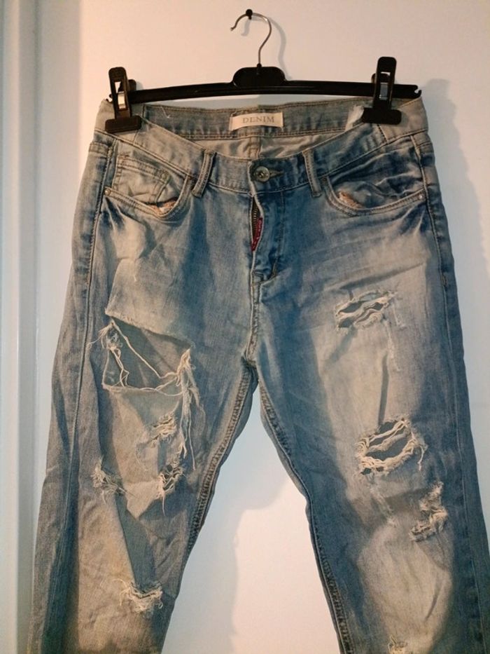 Jean taille basse - Taille 36 - Marque DENIM - photo numéro 2