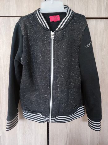 Veste noir pailleté 6 ans LCDP